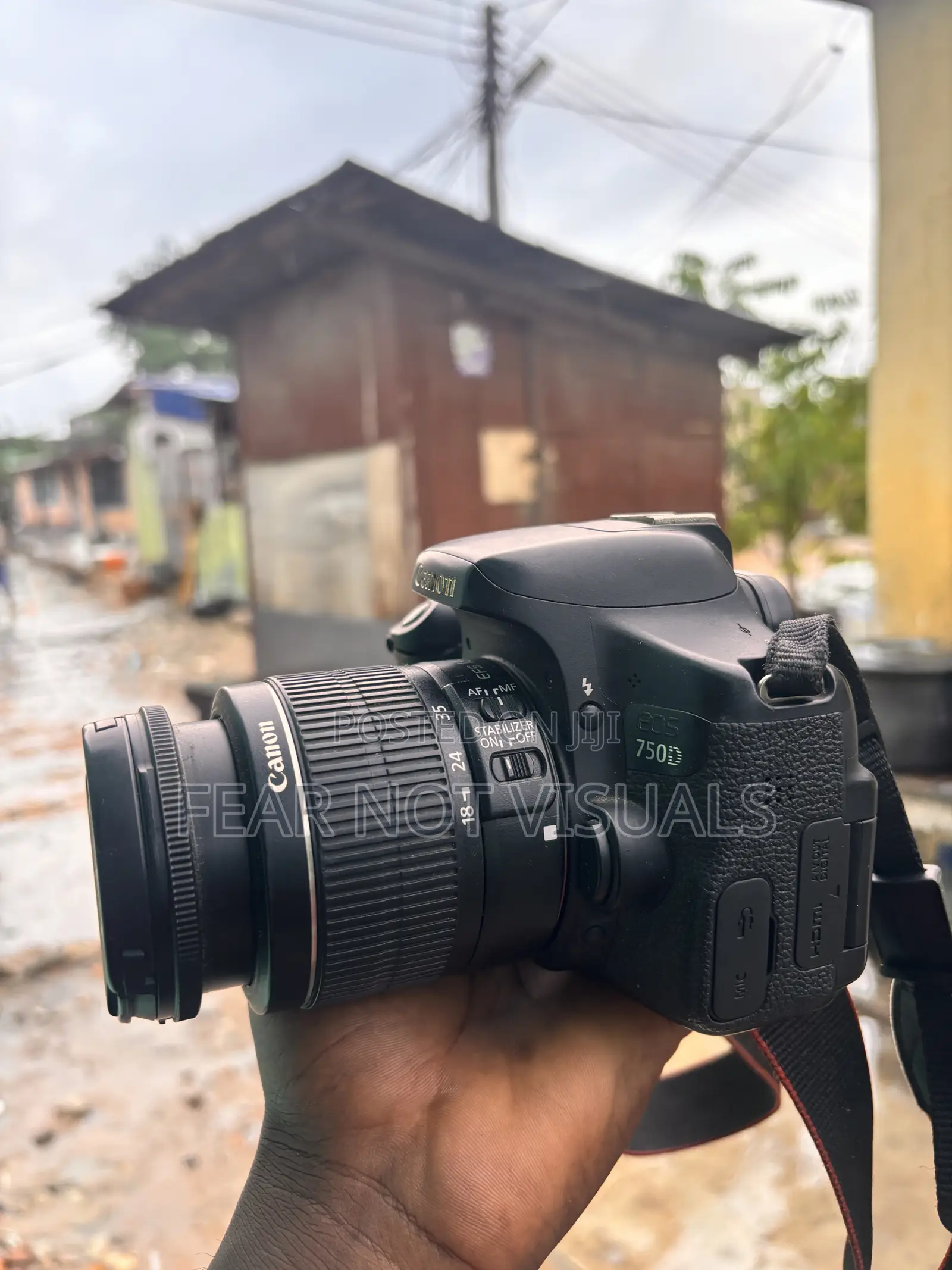 Canon 750d Eos With 18-55mm Lens
