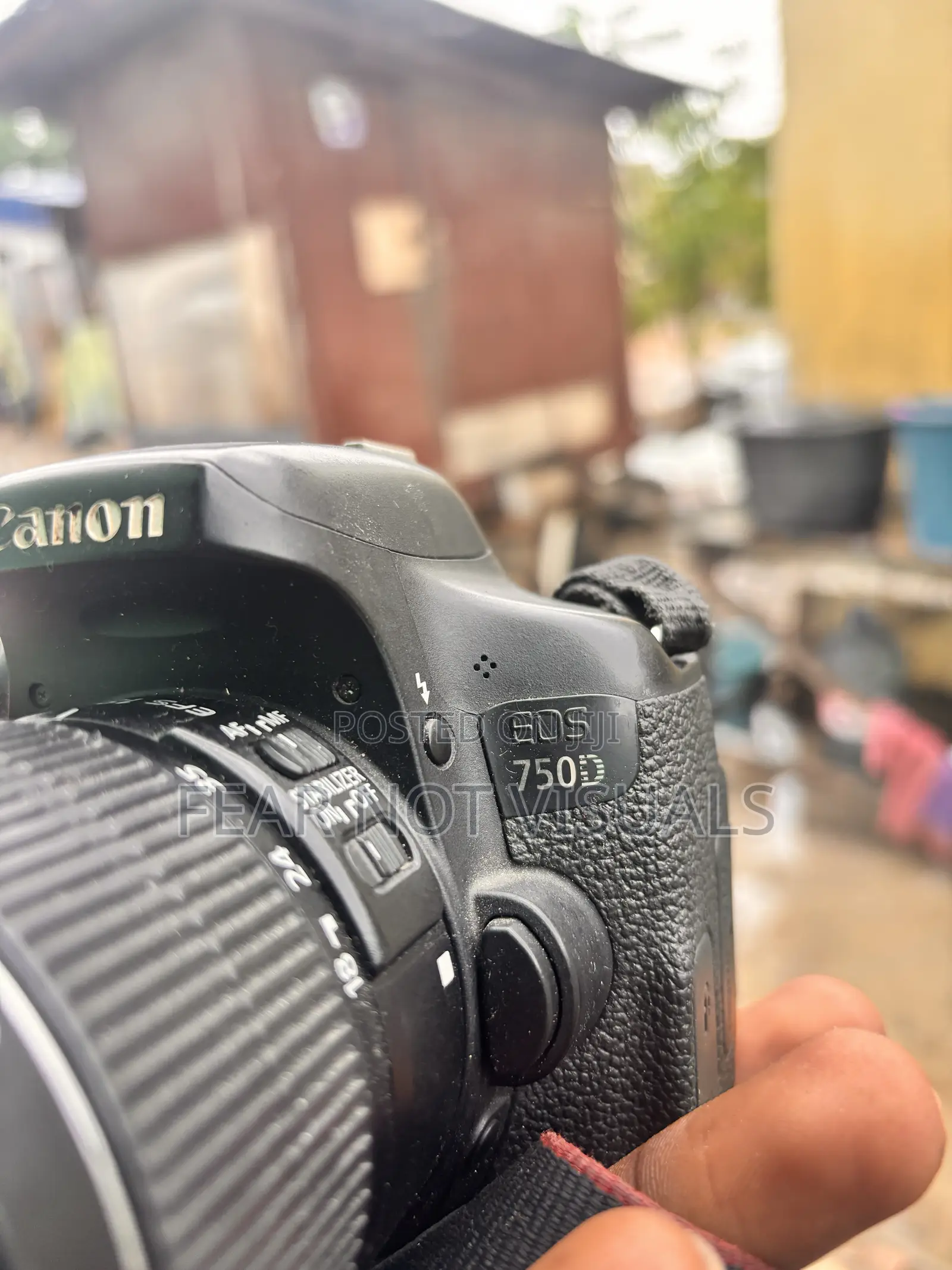Canon 750d Eos With 18-55mm Lens