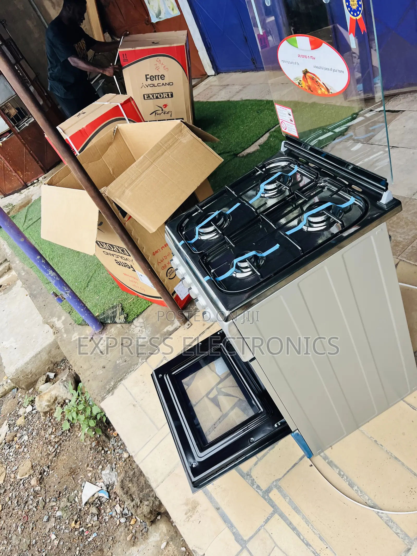 Call and Order for Ferre New Line Gas Cooker Oven Grill 60/60 4b