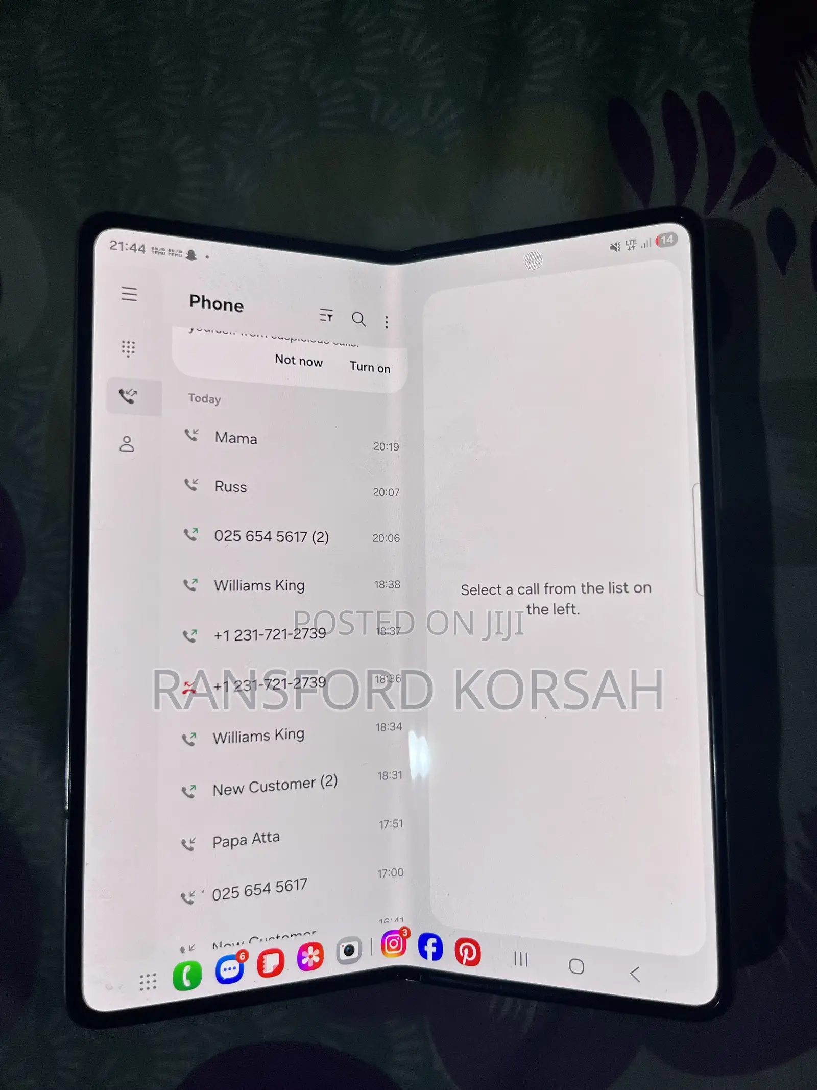 Samsung Galaxy Z Fold4 256 GB Rose Gold