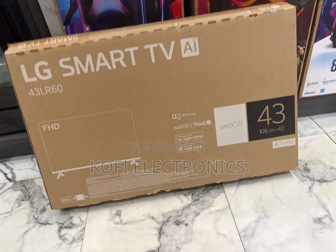 Lg 43” Smart Tv With Ai Features Modern Home Entertainment