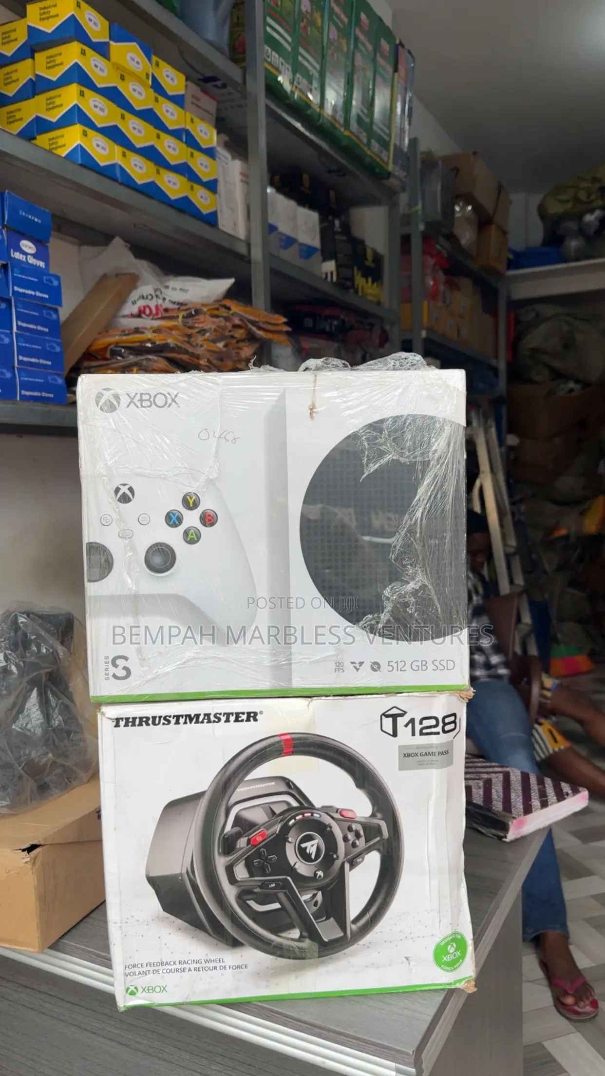 Xbox Series S With Racing Wheel