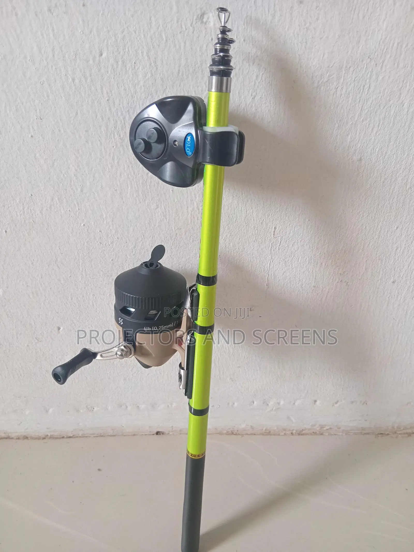 2.1m Fishing Rod, Spincast Reel And Fish Bite Alarm For Fishing