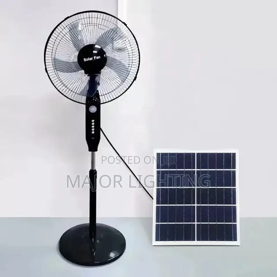 Rechargeable Fan With Solar