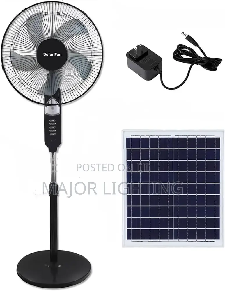 Rechargeable Fan With Solar