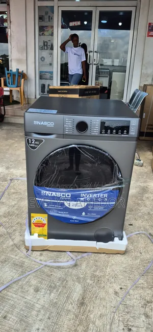 Nasco Inverter Motor Washing Machine Front Load With Touch Screen
