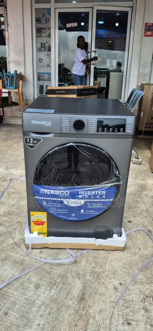 Nasco Inverter Motor Washing Machine Front Load With Touch Screen