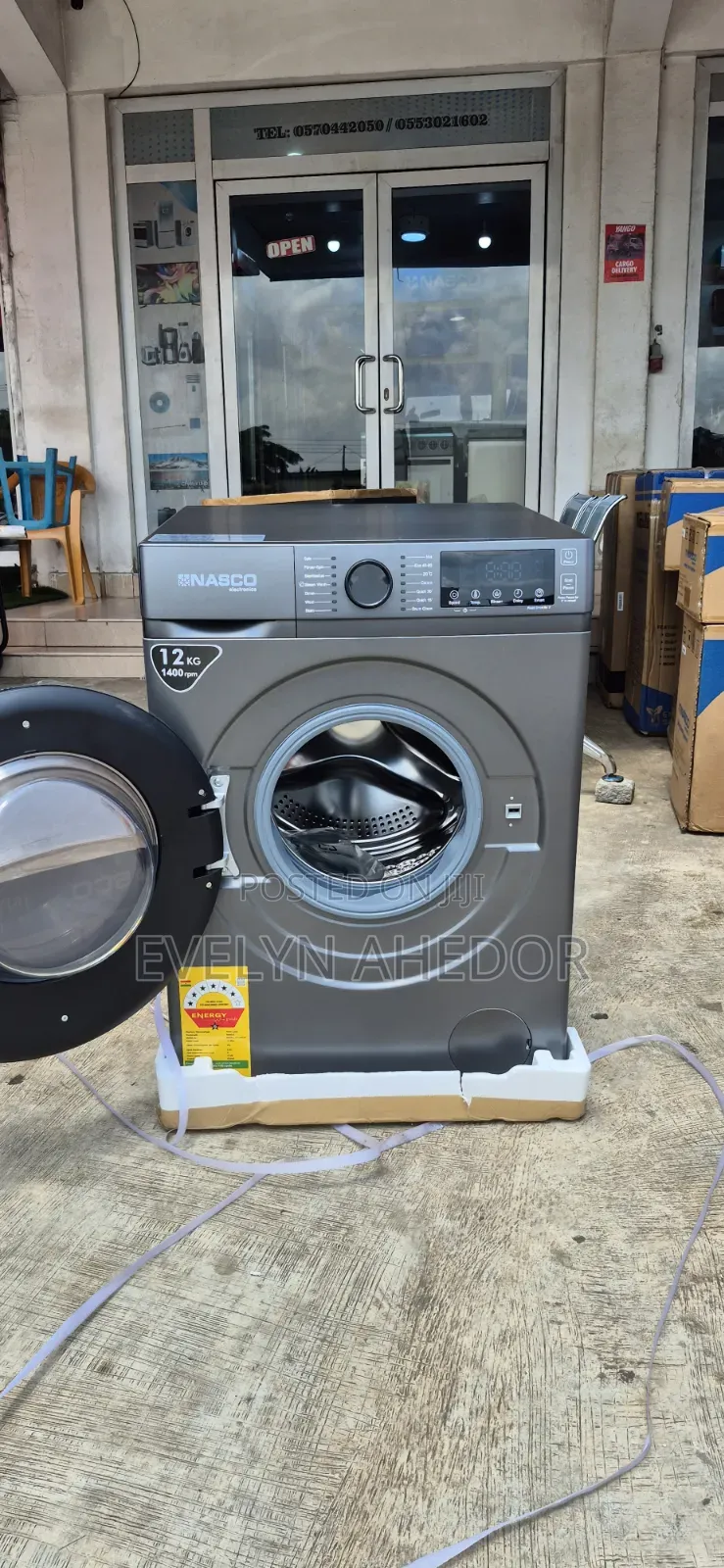 Nasco Inverter Motor Washing Machine Front Load With Touch Screen