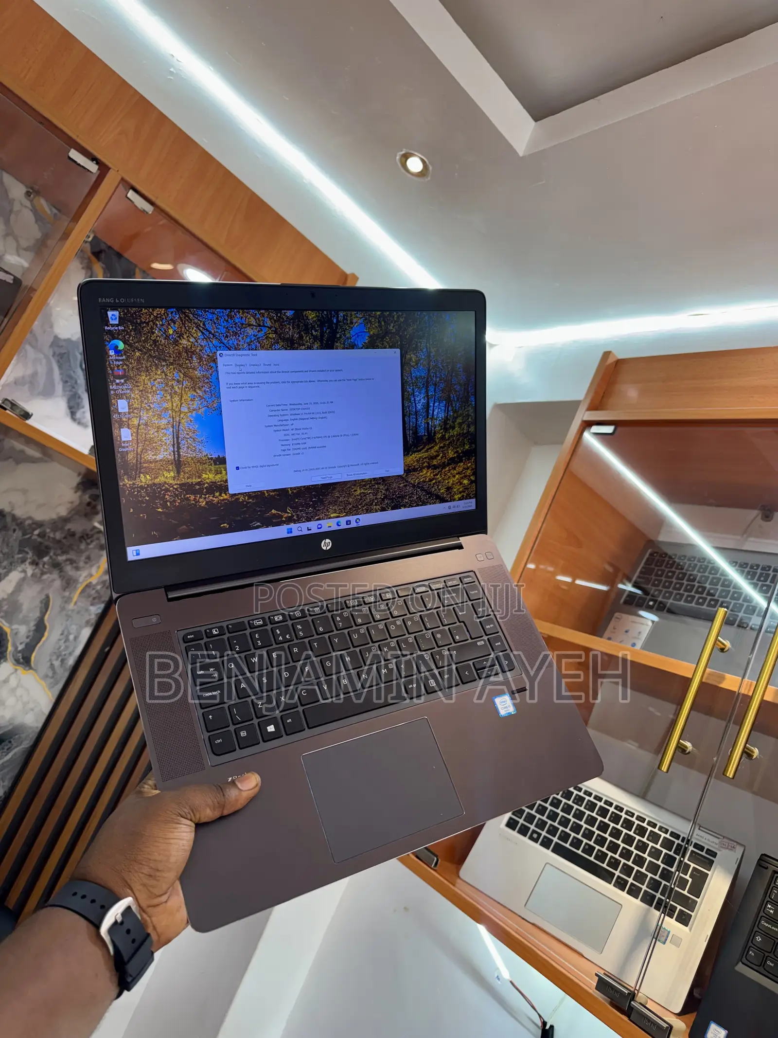 Laptop HP ZBook Studio G3 8GB Intel Core i7 SSD 256GB