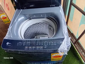 Elegant Black Top Load Washing Machine