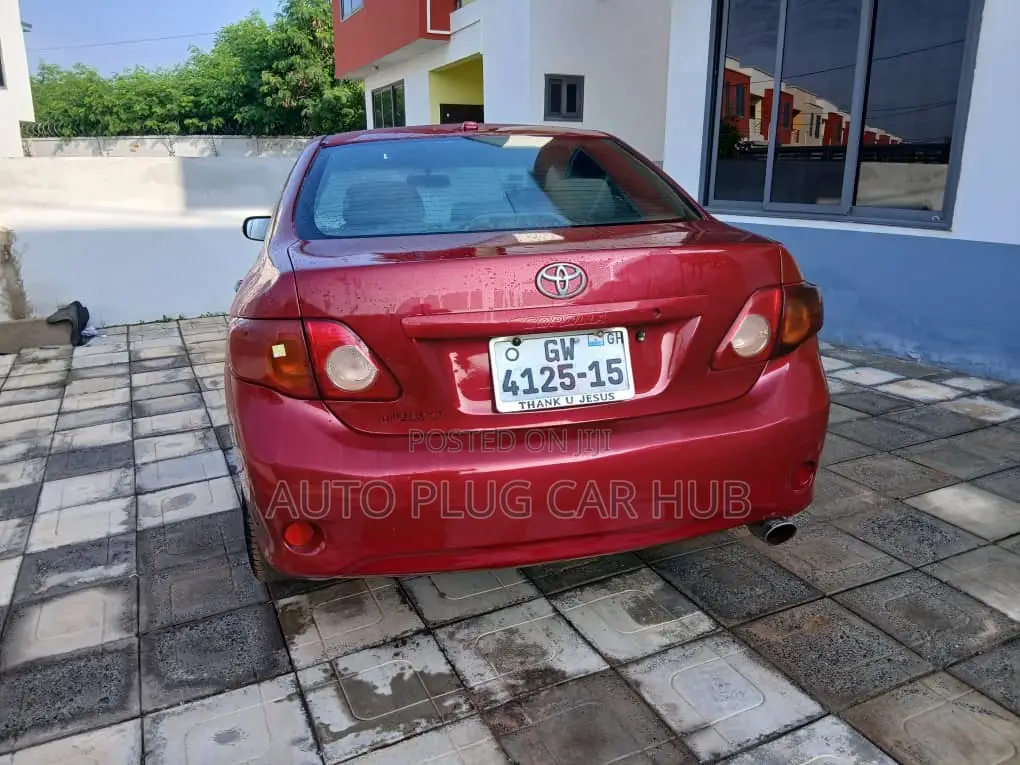 Toyota Corolla 2009 Red