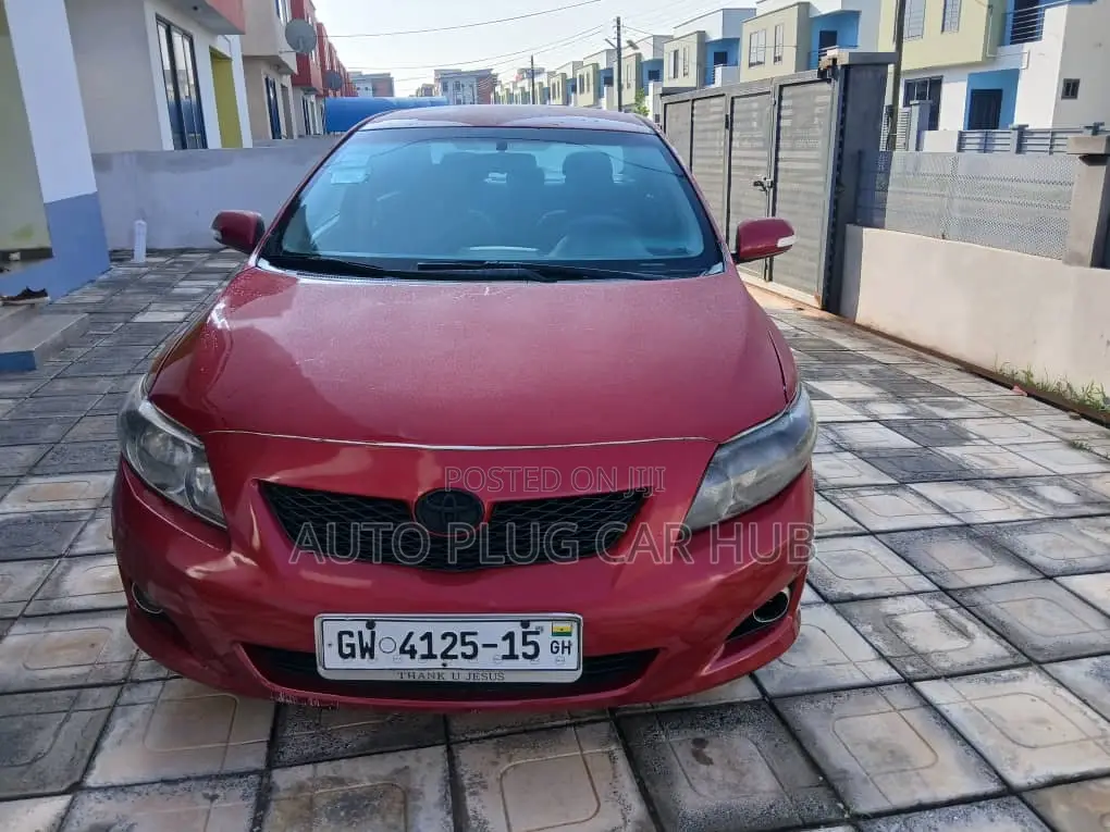 Toyota Corolla 2009 Red
