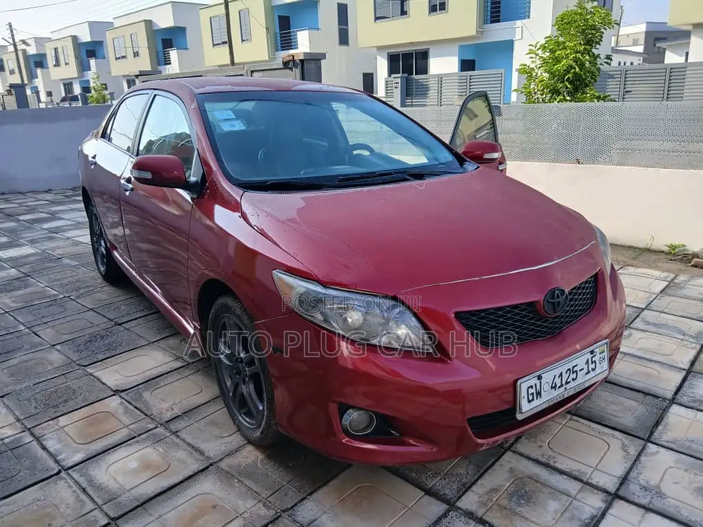 Toyota Corolla 2009 Red