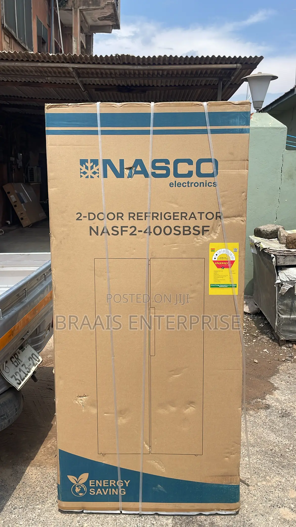 Nasco 360 Litres Side by Side Door Refrigerator