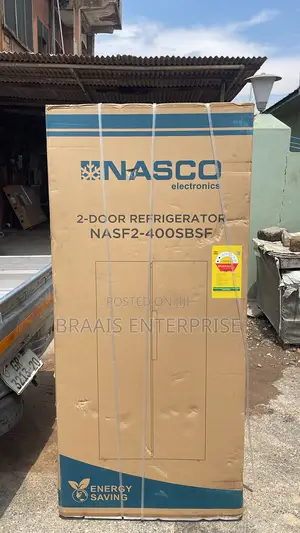 Nasco 360 Litres Side by Side Door Refrigerator