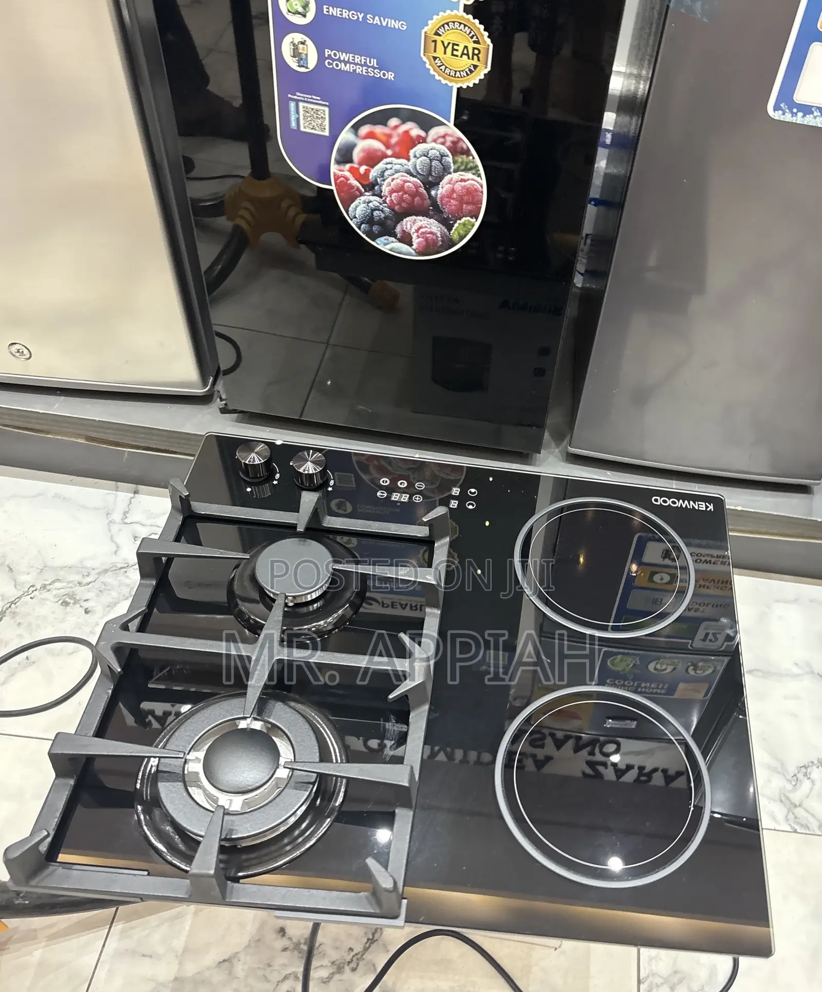 Get Premium Kenwood 60cm 2 Gas With 2 Electric Built in Hob 