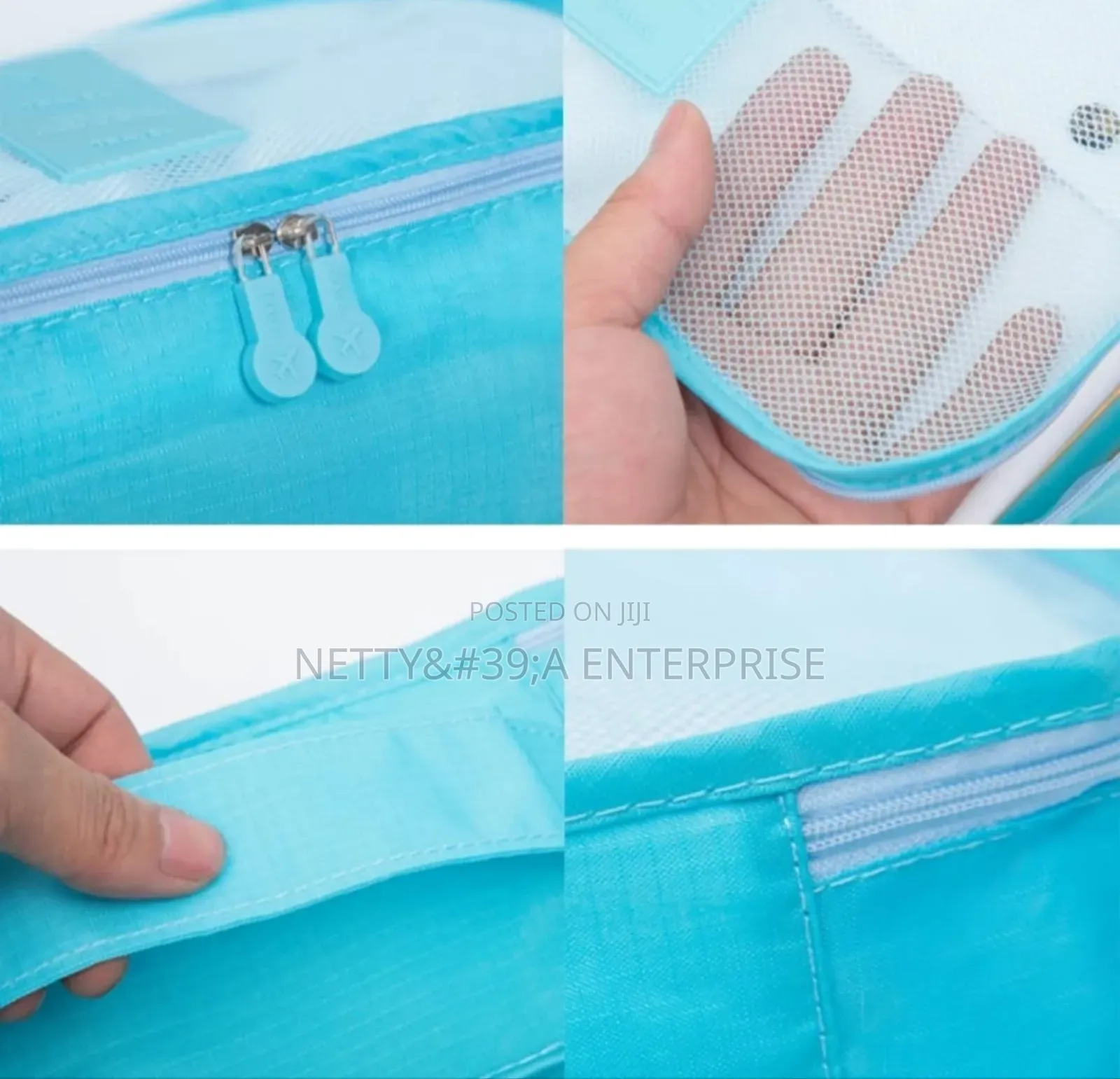 6pc Travel Pouch/Cubes