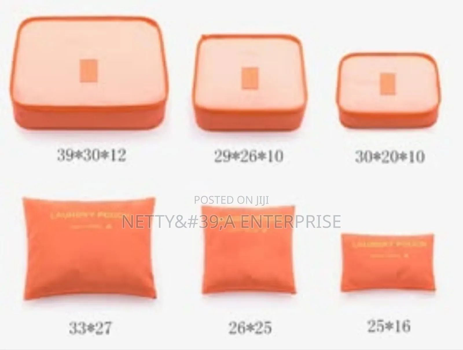 6pc Travel Pouch/Cubes