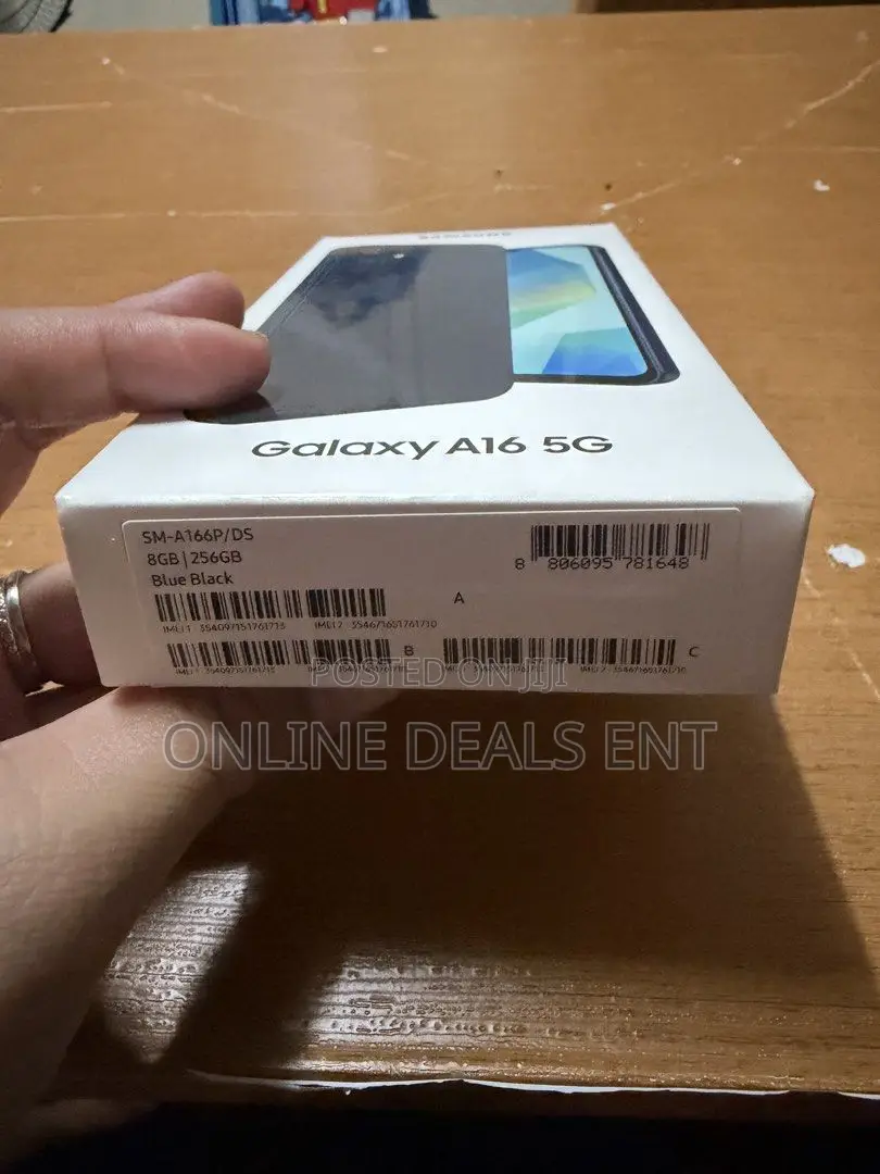 New Samsung Galaxy A16 5G 256 GB Black