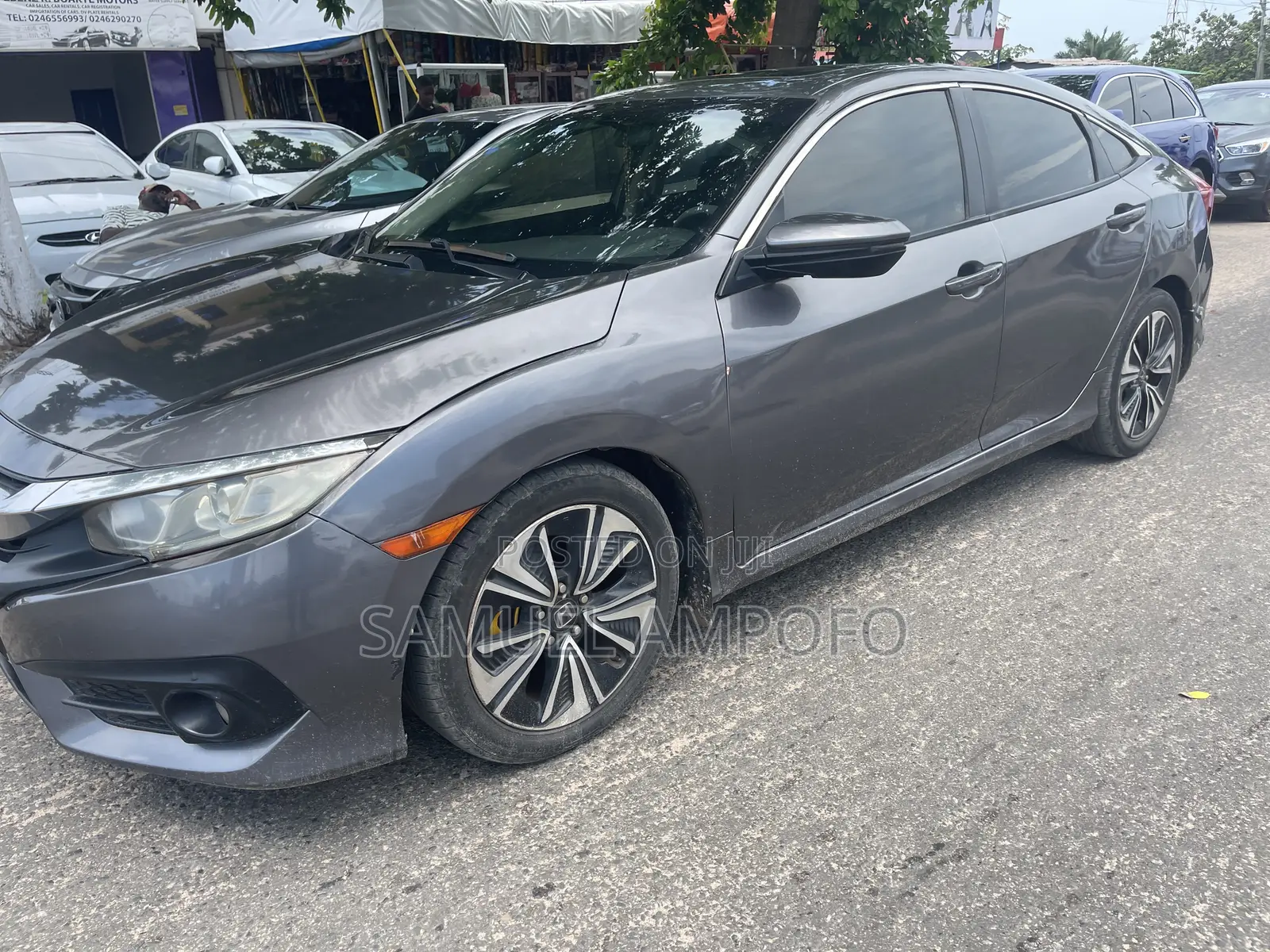 Honda Civic EX 4dr Sedan (2.0L 4cyl) 2017 Gray