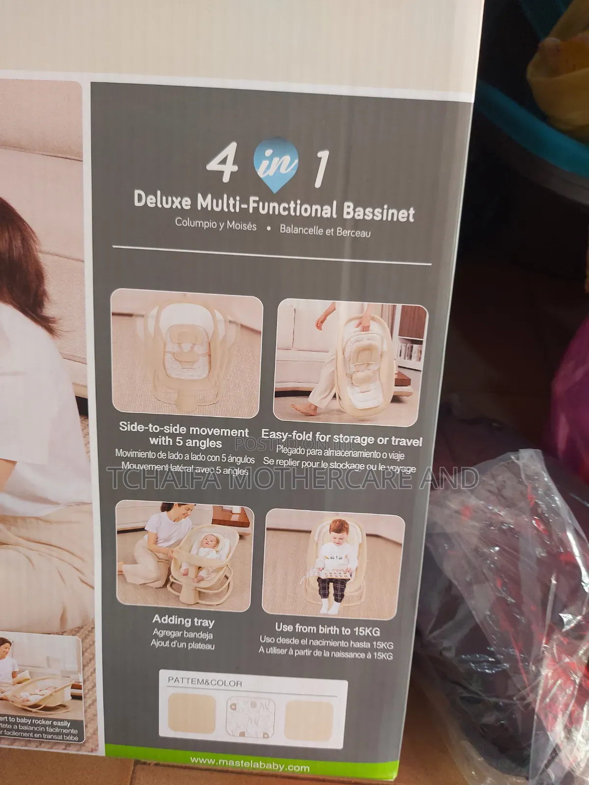 Mastella 4 in 1 Multifunctional Bassinet
