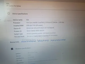 Laptop HP 15s 8GB Intel Core i3 SSD 256GB