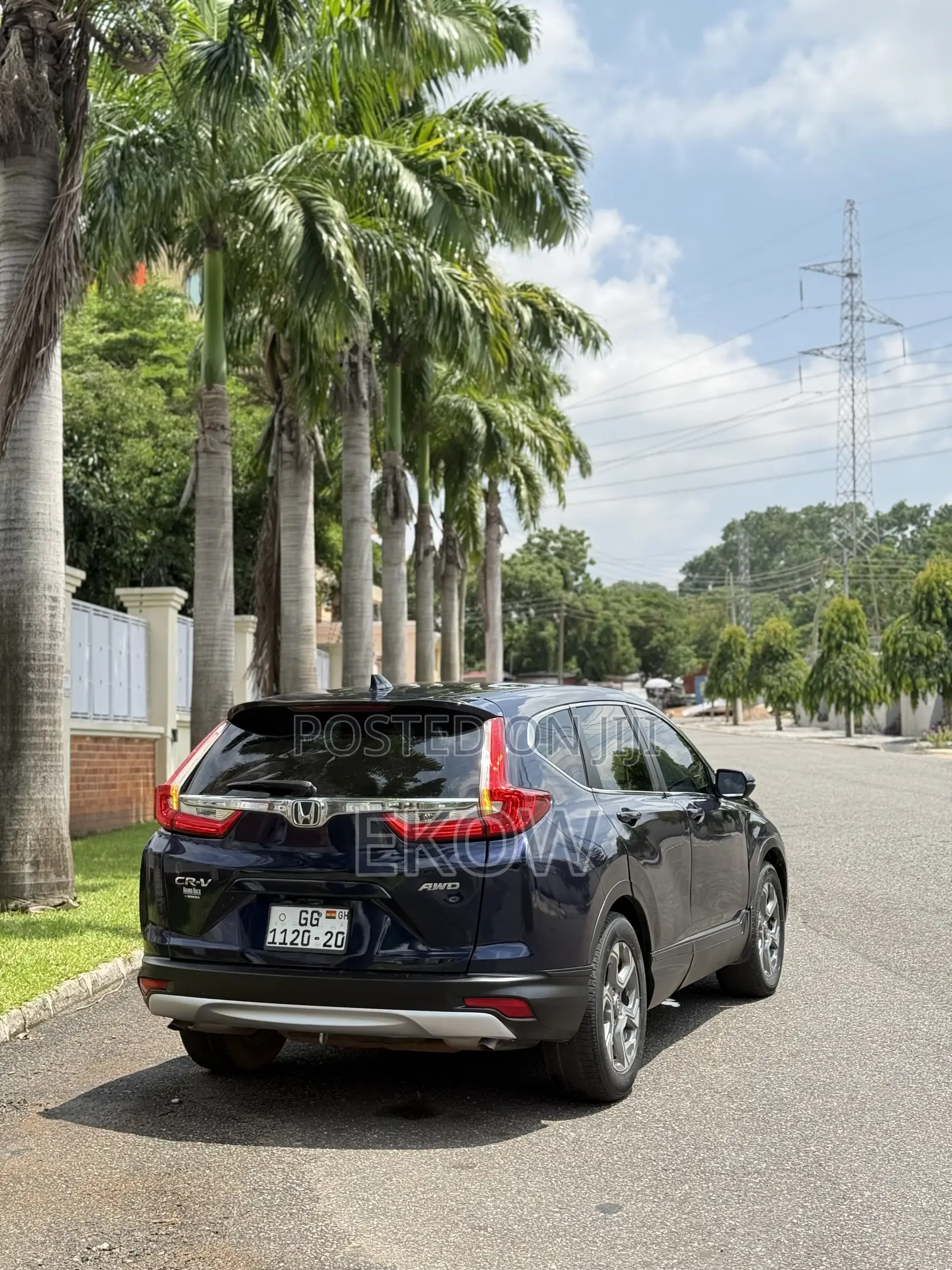 Honda CR-V EX-L AWD 2018 Blue