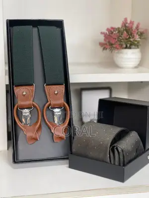 Tie and Suspender Set