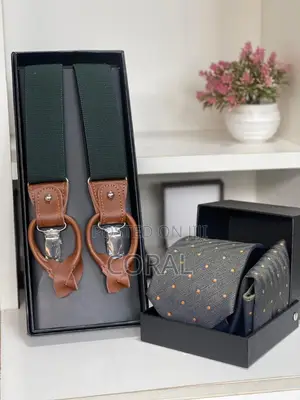 Tie and Suspender Set