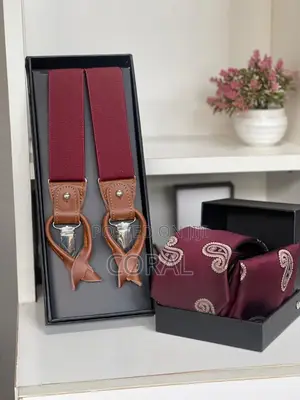 Tie and Suspender Set