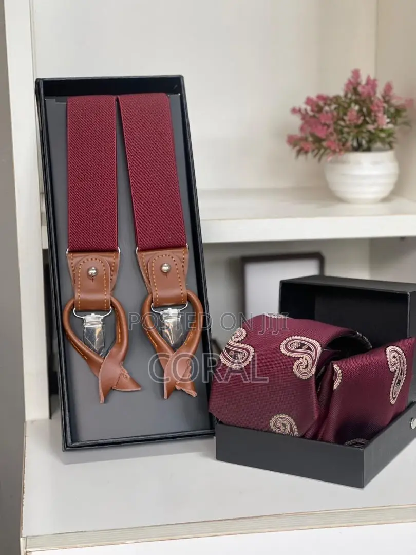 Tie and Suspender Set