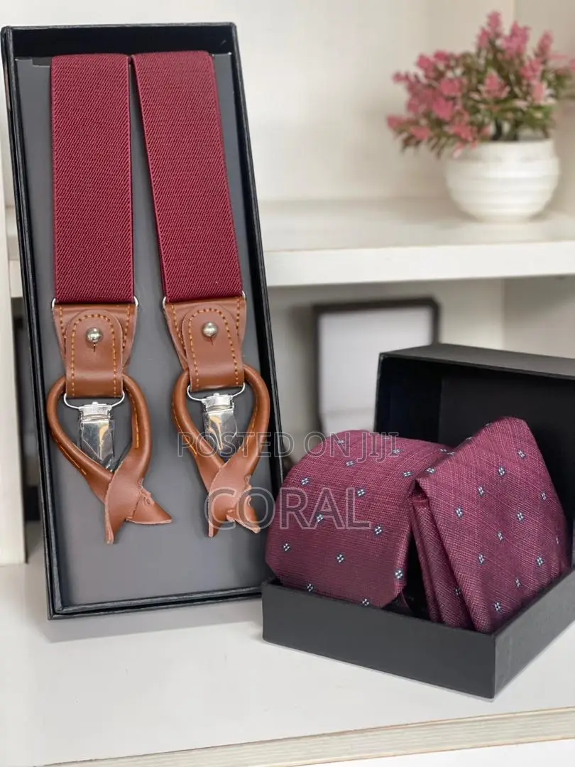 Tie and Suspender Set