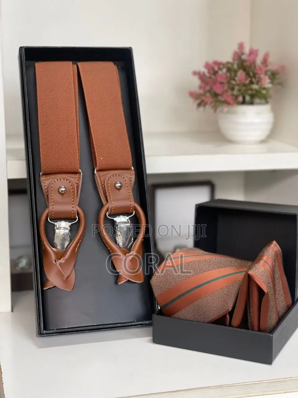 Tie and Suspender Set