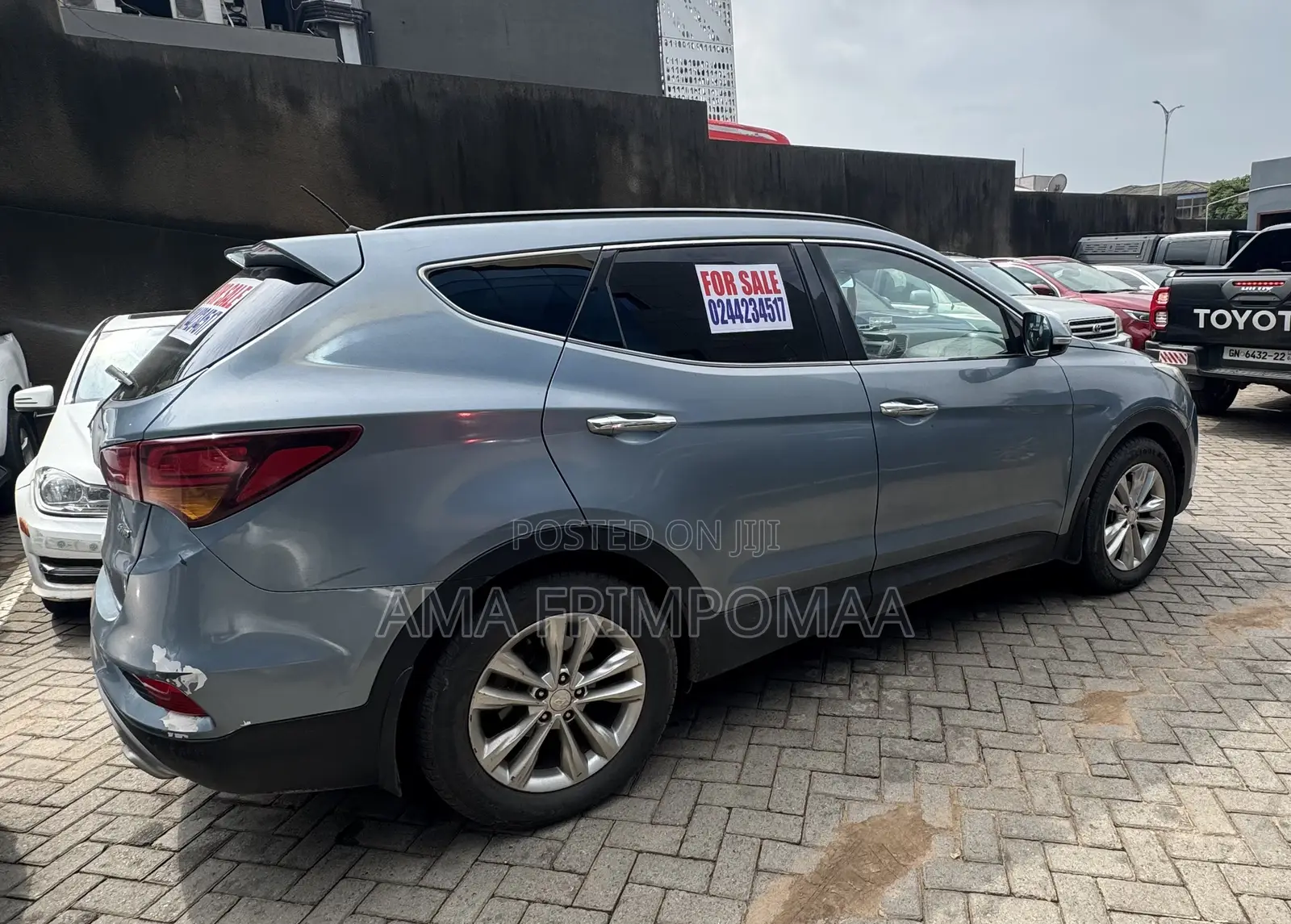 Hyundai Santa Fe SE AWD 2016 Blue