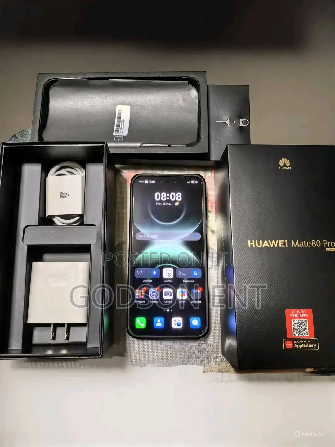 New Huawei Mate 80 Pro 5G 1 TB Black