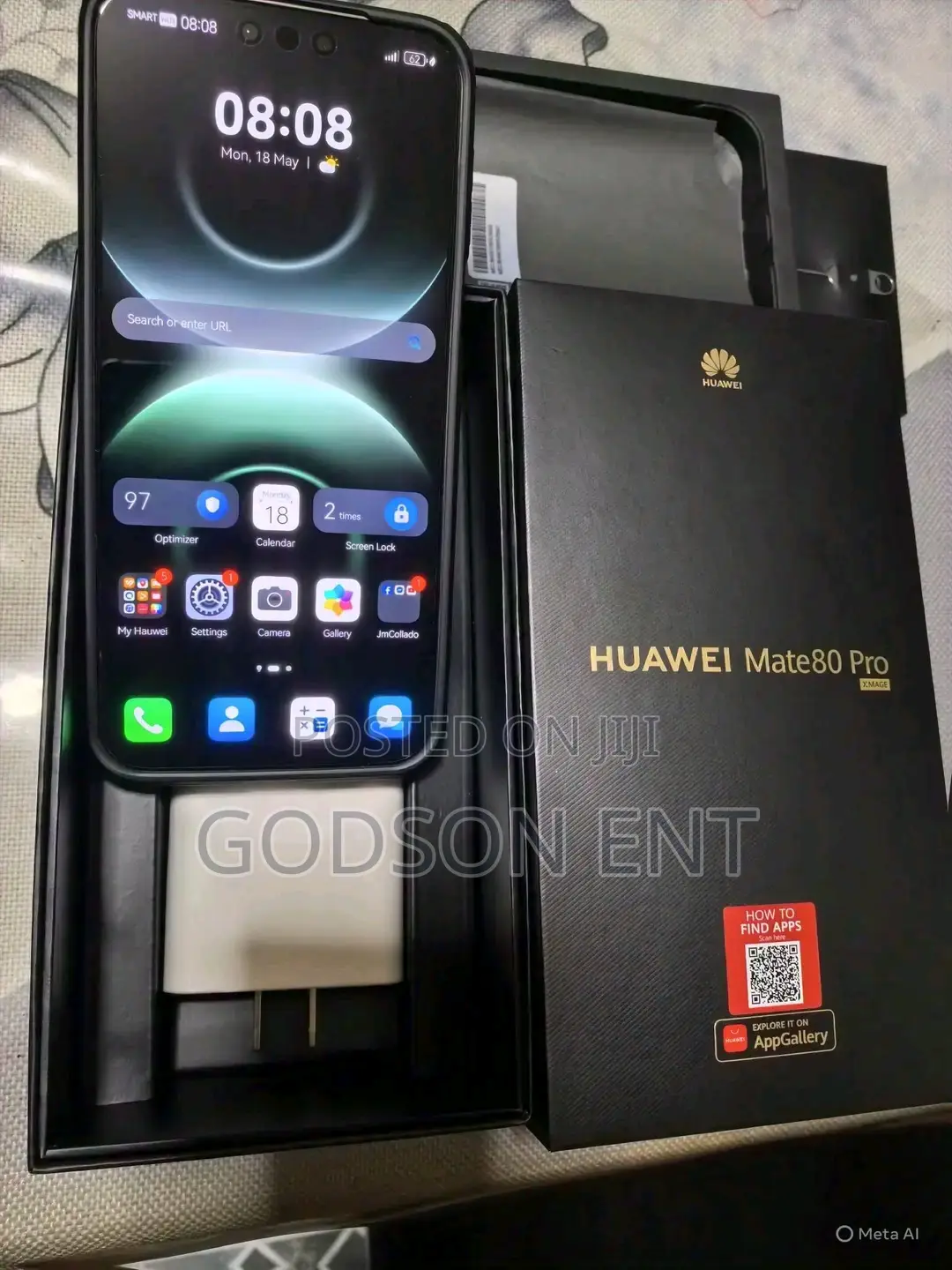 New Huawei Mate 80 Pro 5G 1 TB Black