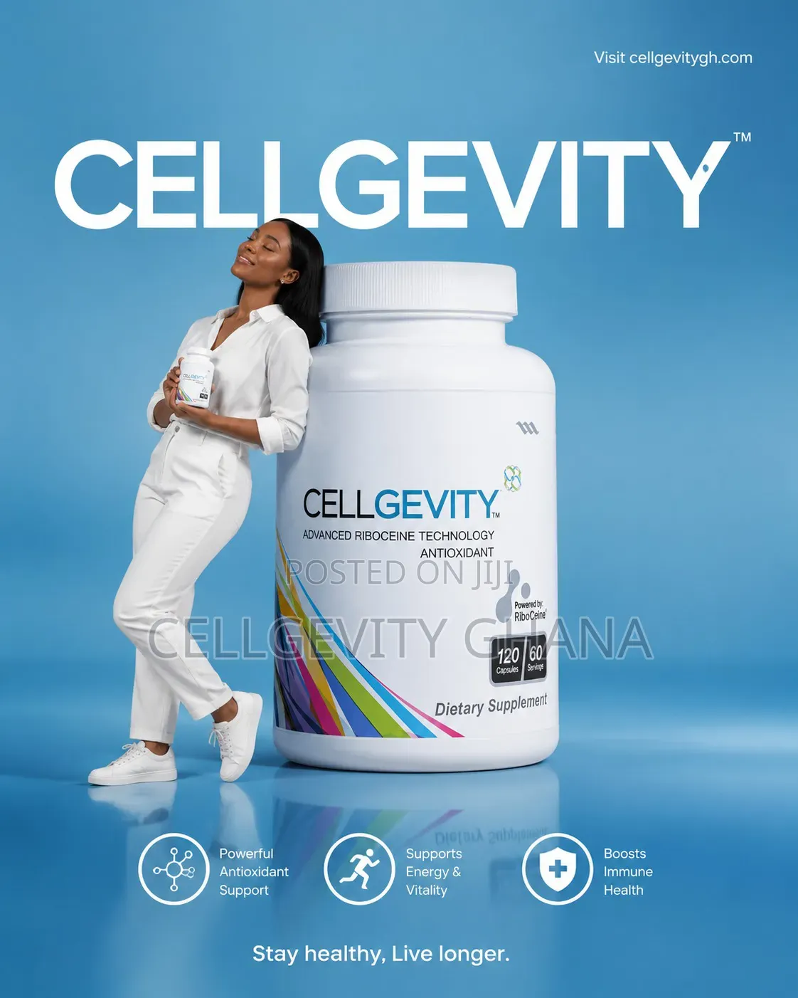 Cellgevity 120 Capsules Big Bottle