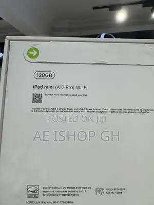 New Apple iPad mini (2024) 128 GB Blue