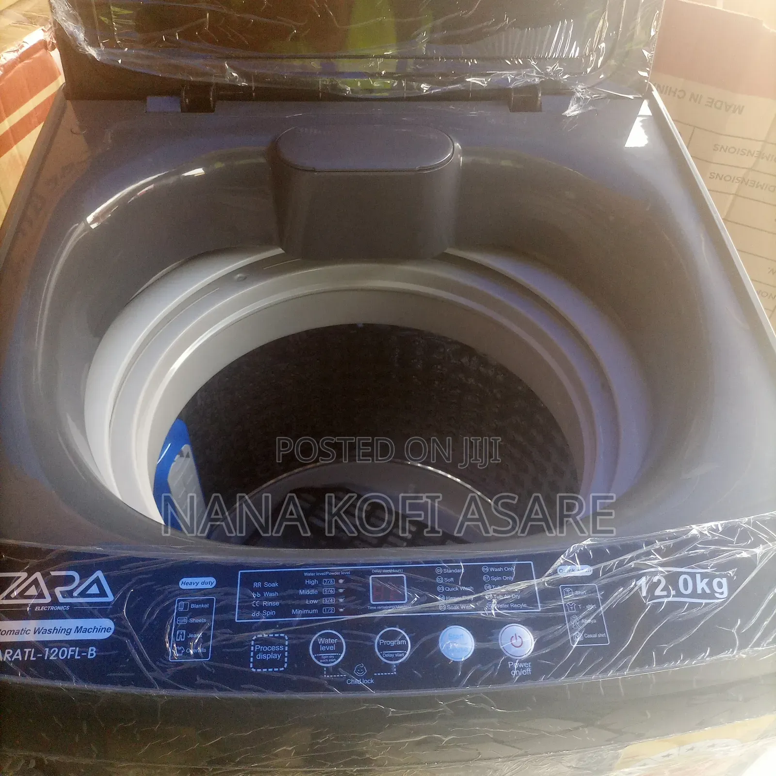 Zara 12kg Top Load Washing Machine