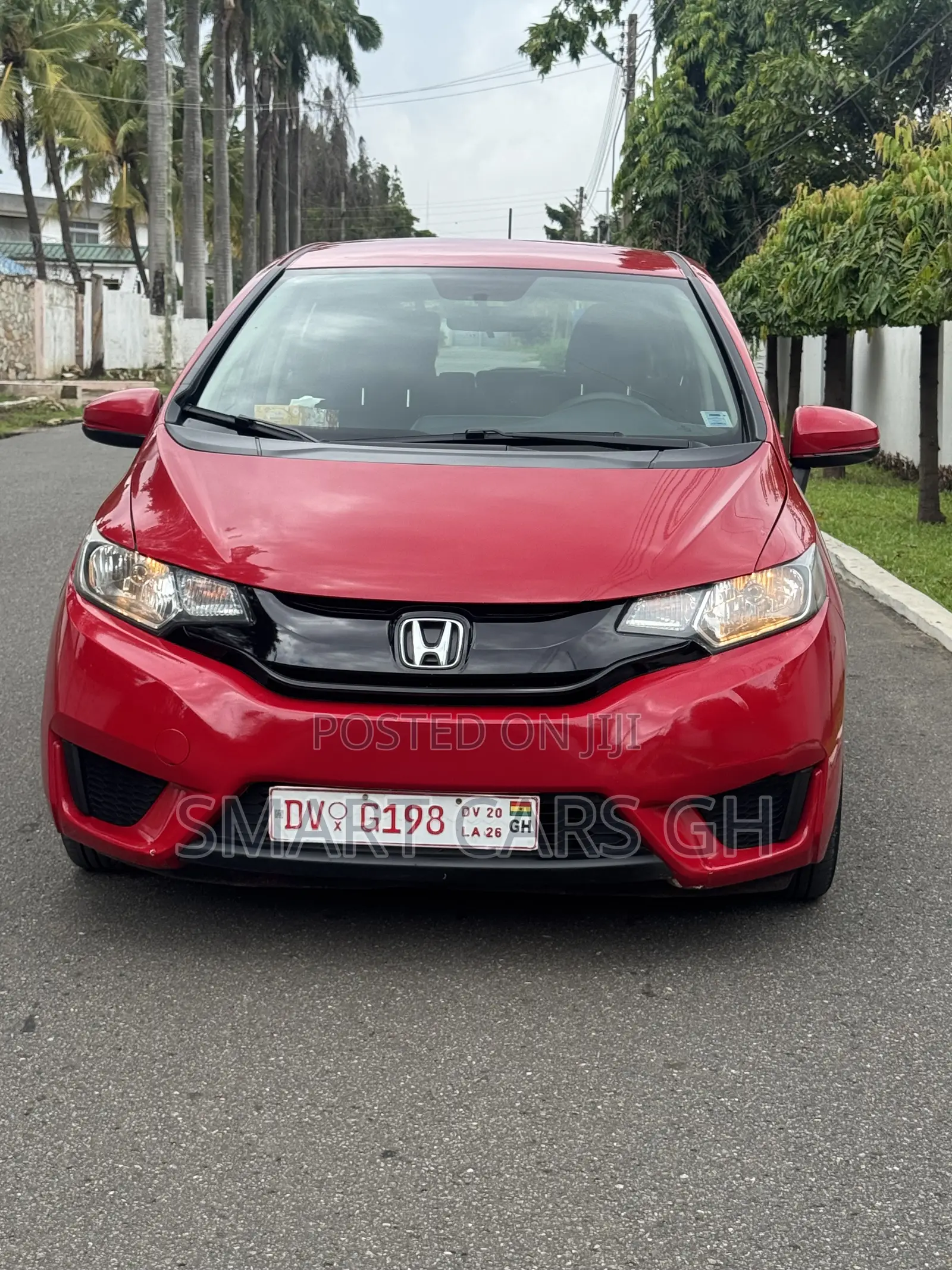 Honda Fit 2016 Red