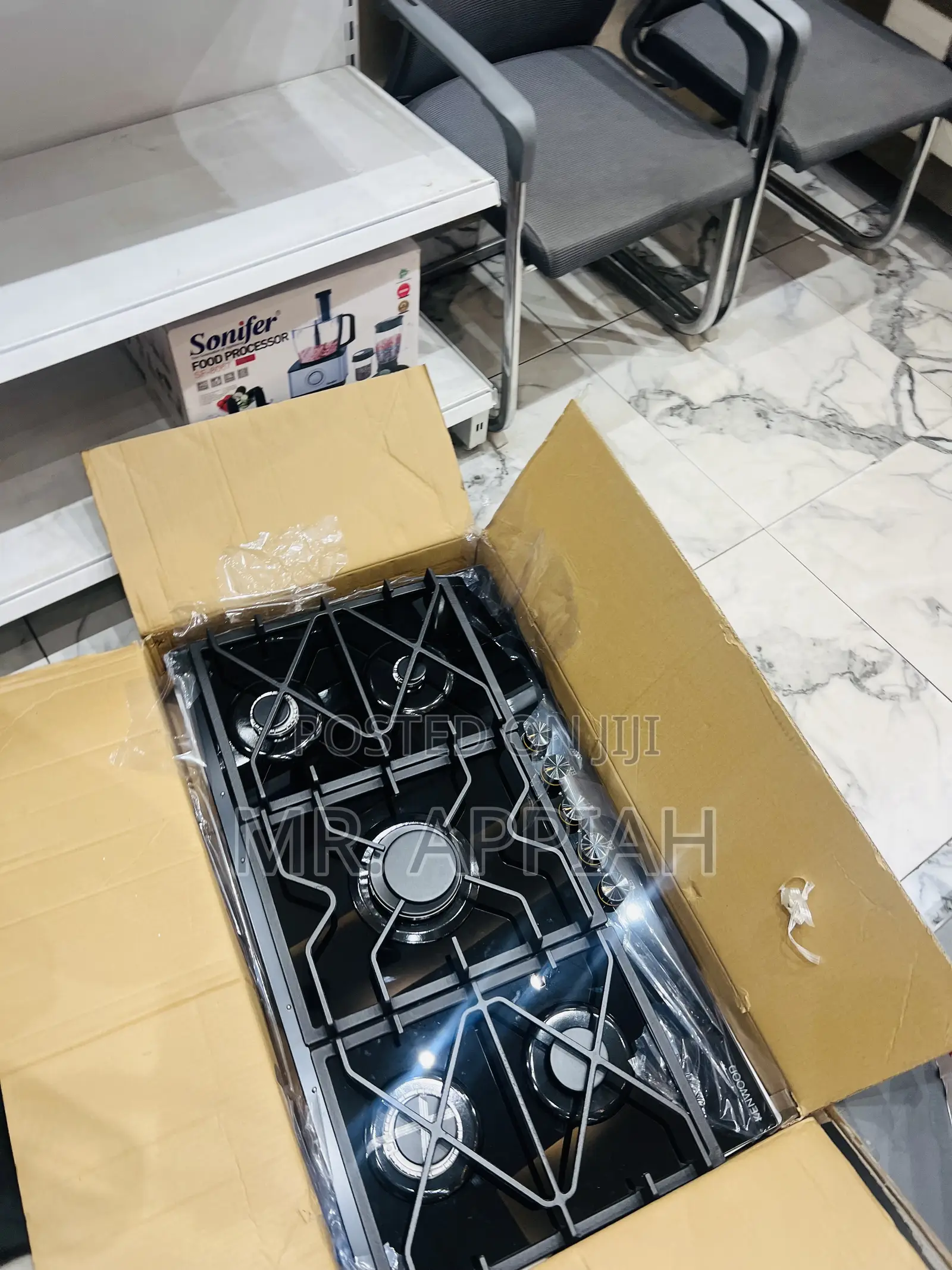 Order Kenwood 5 Gas Tempered Glass Hob(Black) 