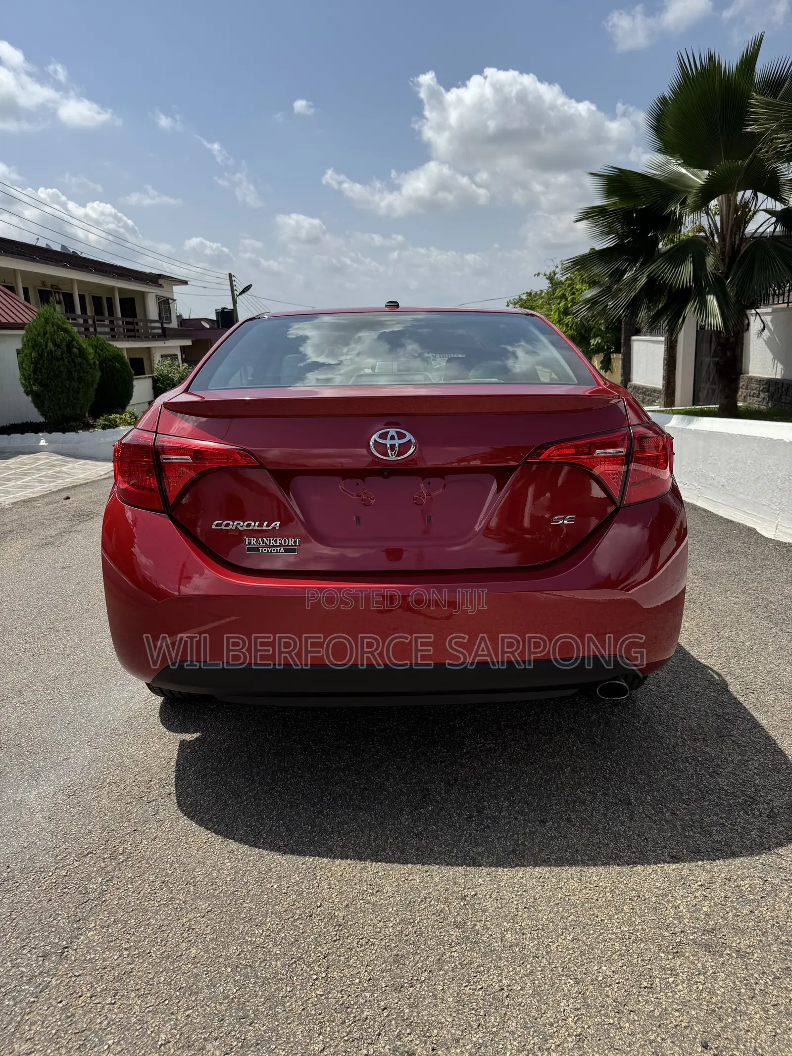 Toyota Corolla XSE (1.8L 4cyl 2A) 2018 Red