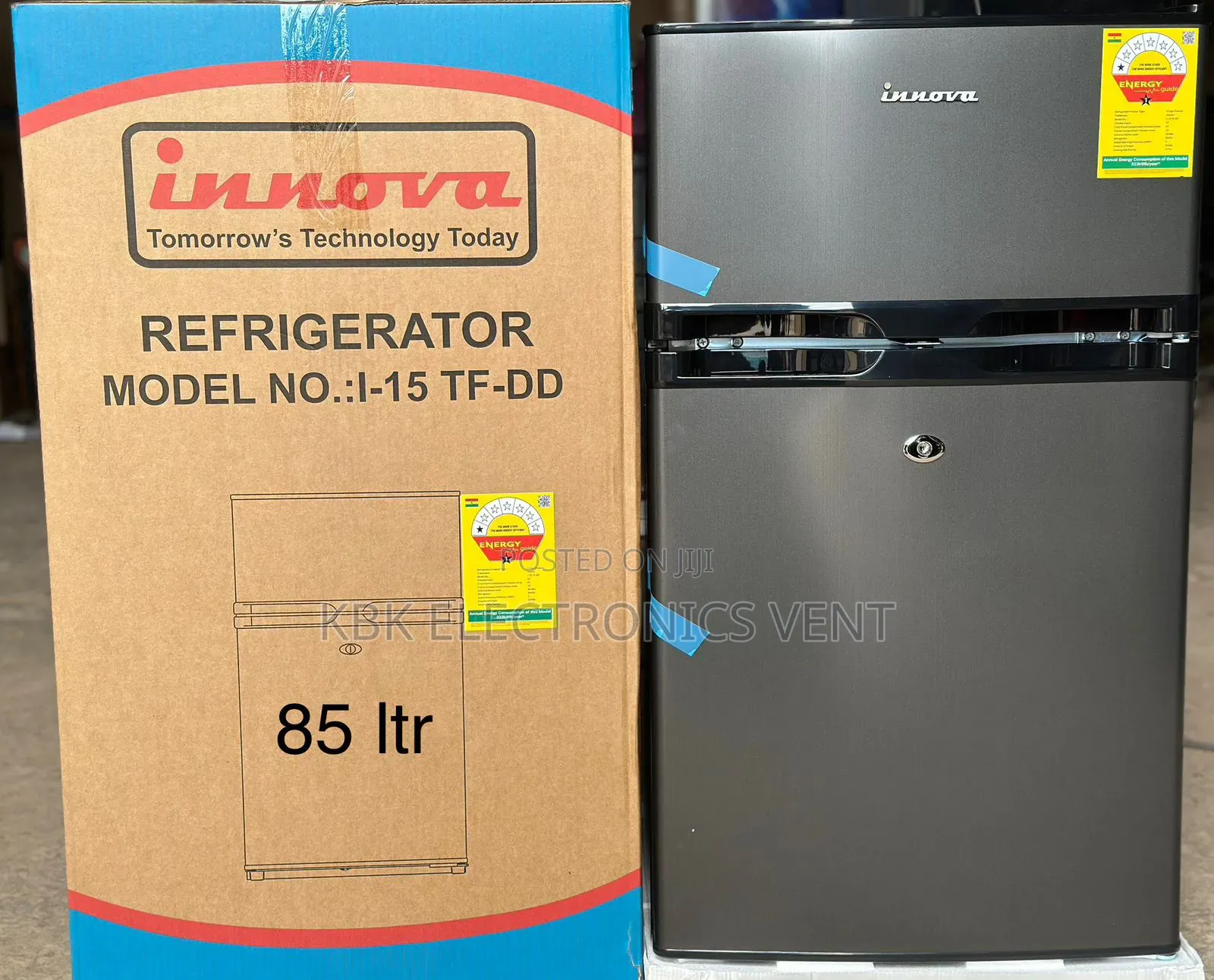 Innova 85liter Table Top Double Door Fridge