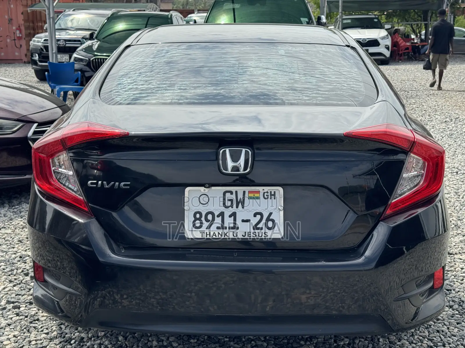 Honda Civic EX-L Sedan 2018 Black