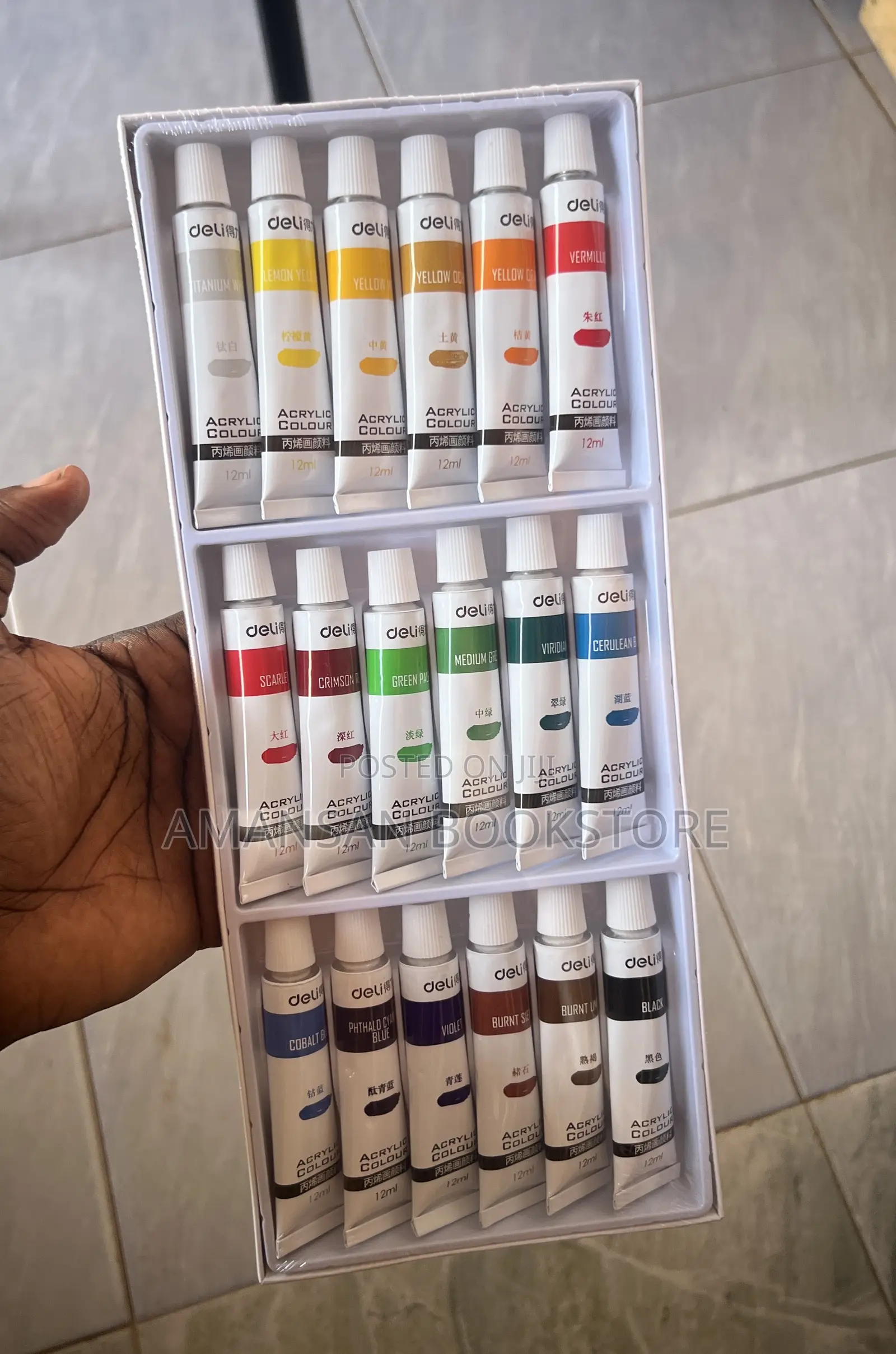 Deli Acrylic Colour