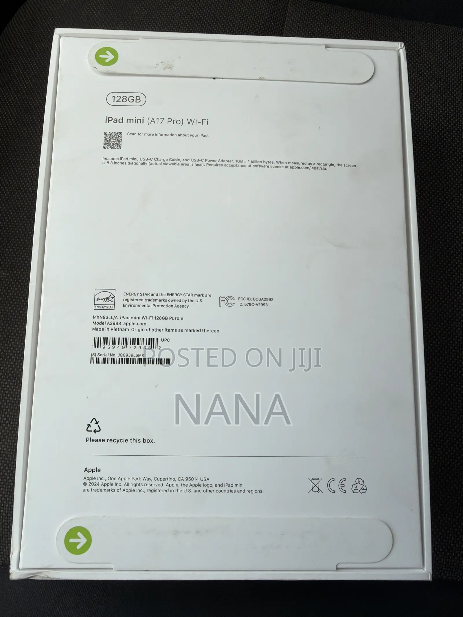 New Apple iPad mini 7 128 GB