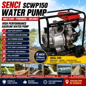 Senci Scwp150 High Flow Gasoline Water Pump for Irrigation