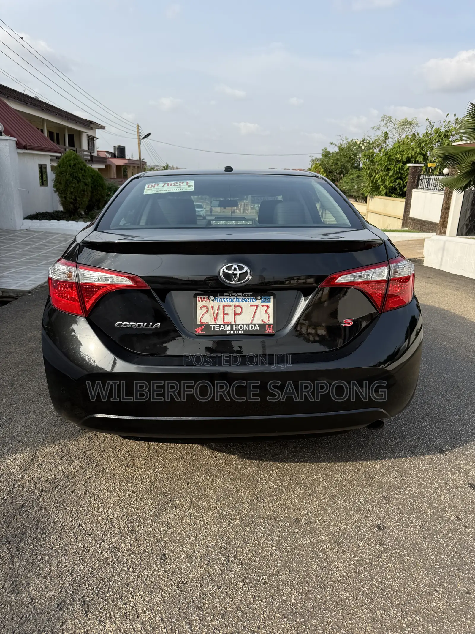 Toyota Corolla S 4dr Sedan (1.8L 4cyl CVT) 2016 Black