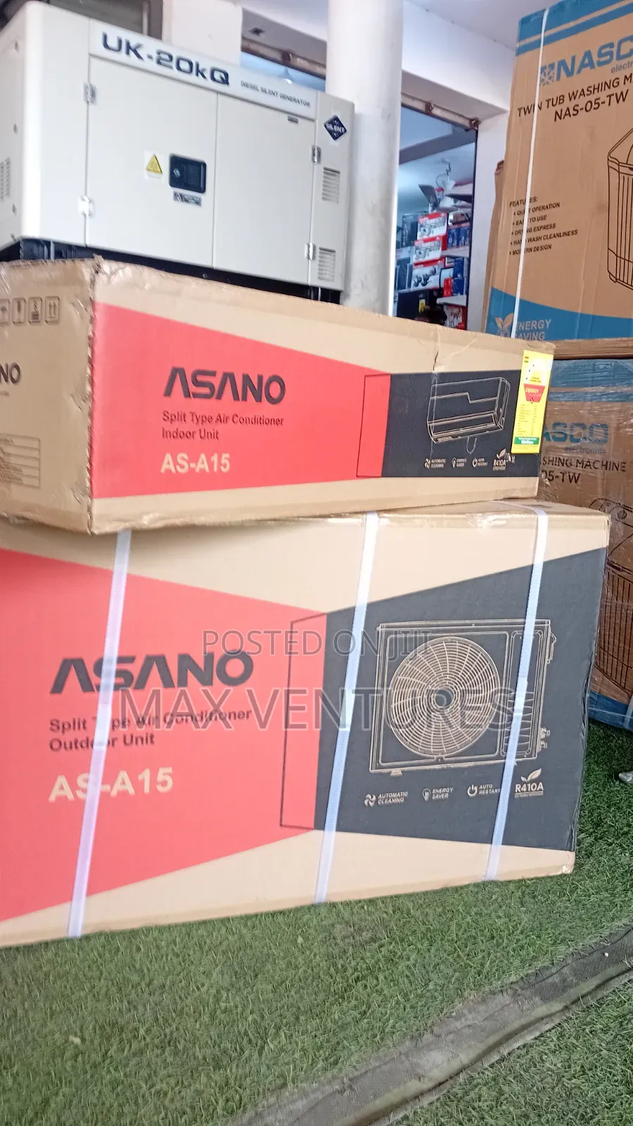 :
Asano 1.5hp Split Air Conditioner – Fast Cooling Energy Saving