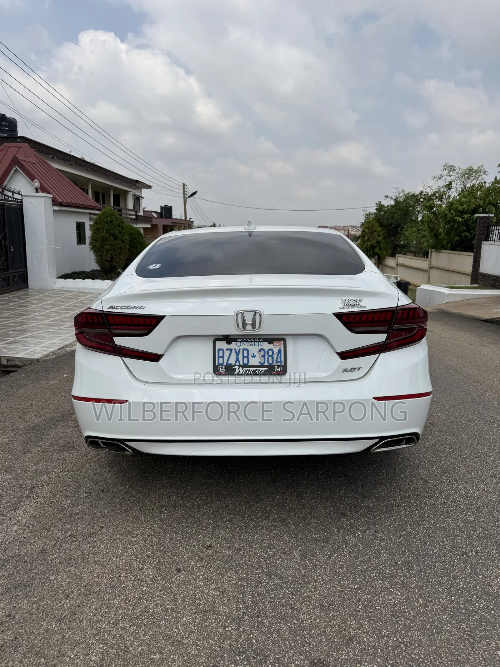 Honda Accord EX-L 2.0T 2018 White